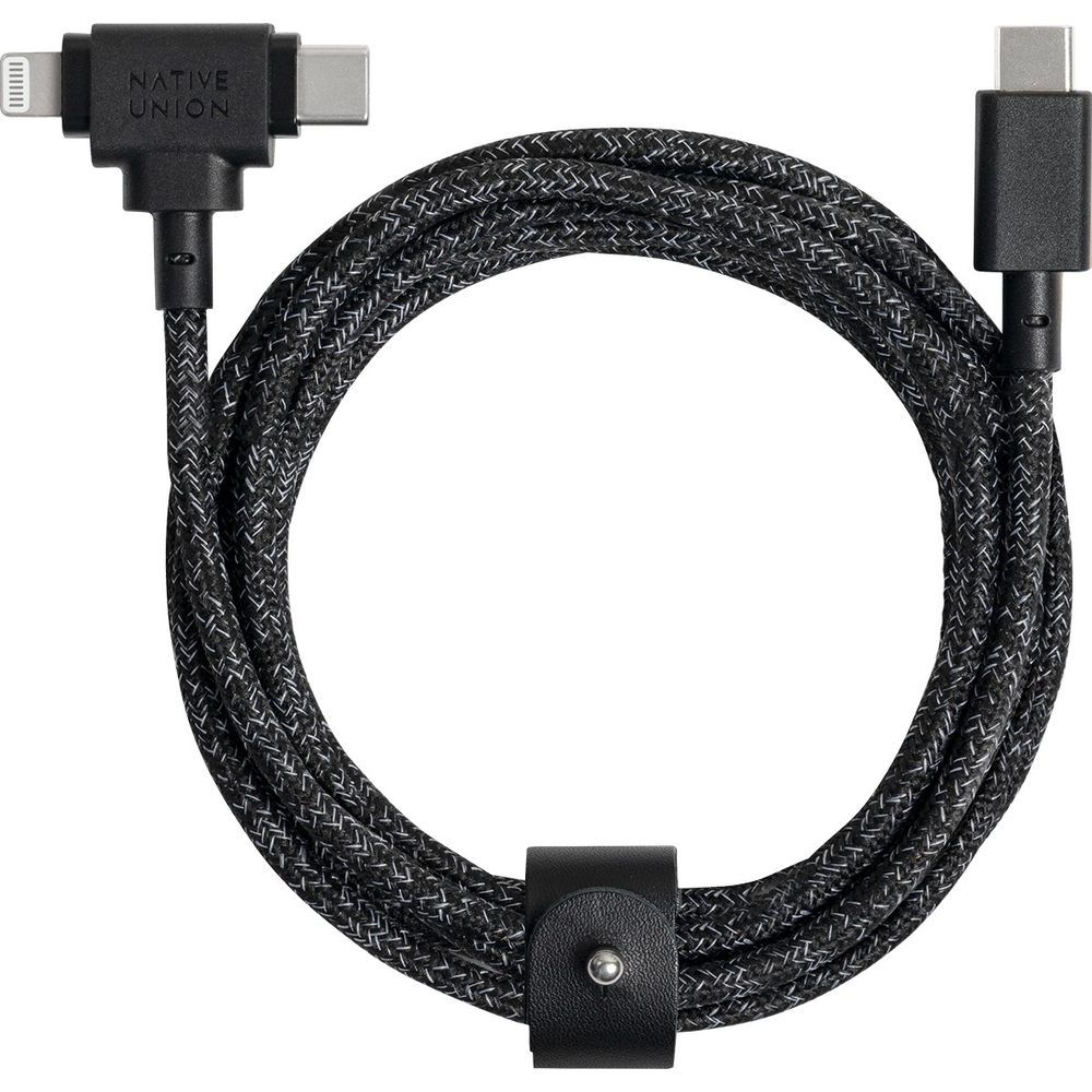 Kabel Native Union Belt Cable Duo USB-C i Lightning, kolor Cosmos