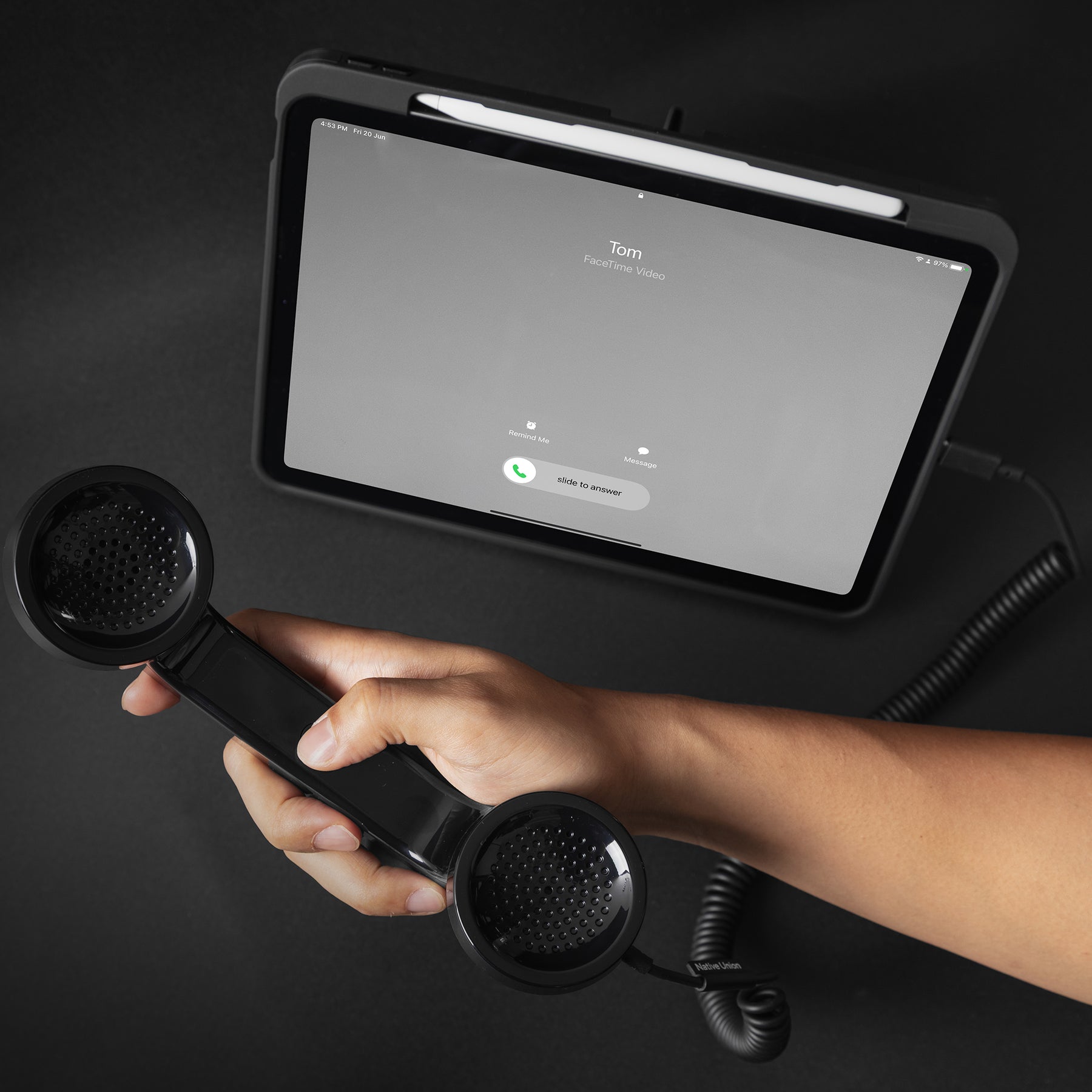 Słuchawka POP Phone USB-C czarna