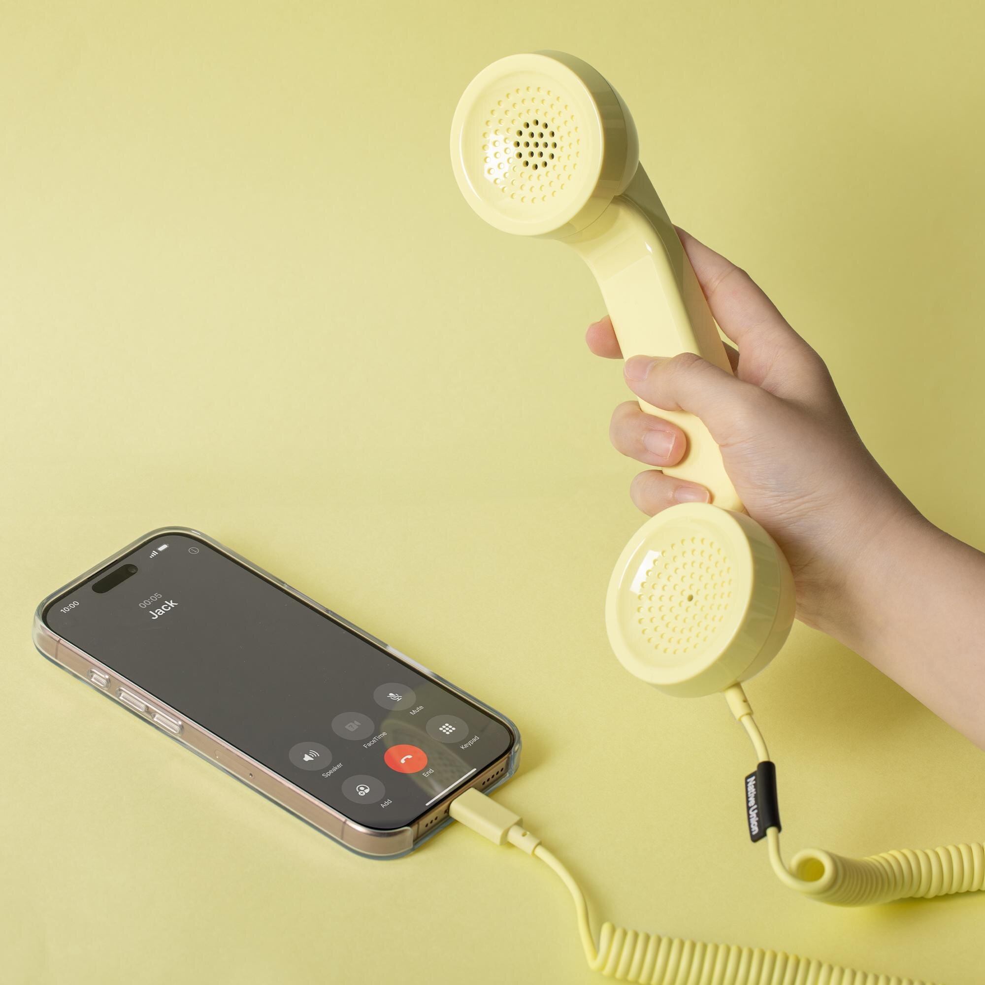 POP Phone ekologiczne materiały żółta