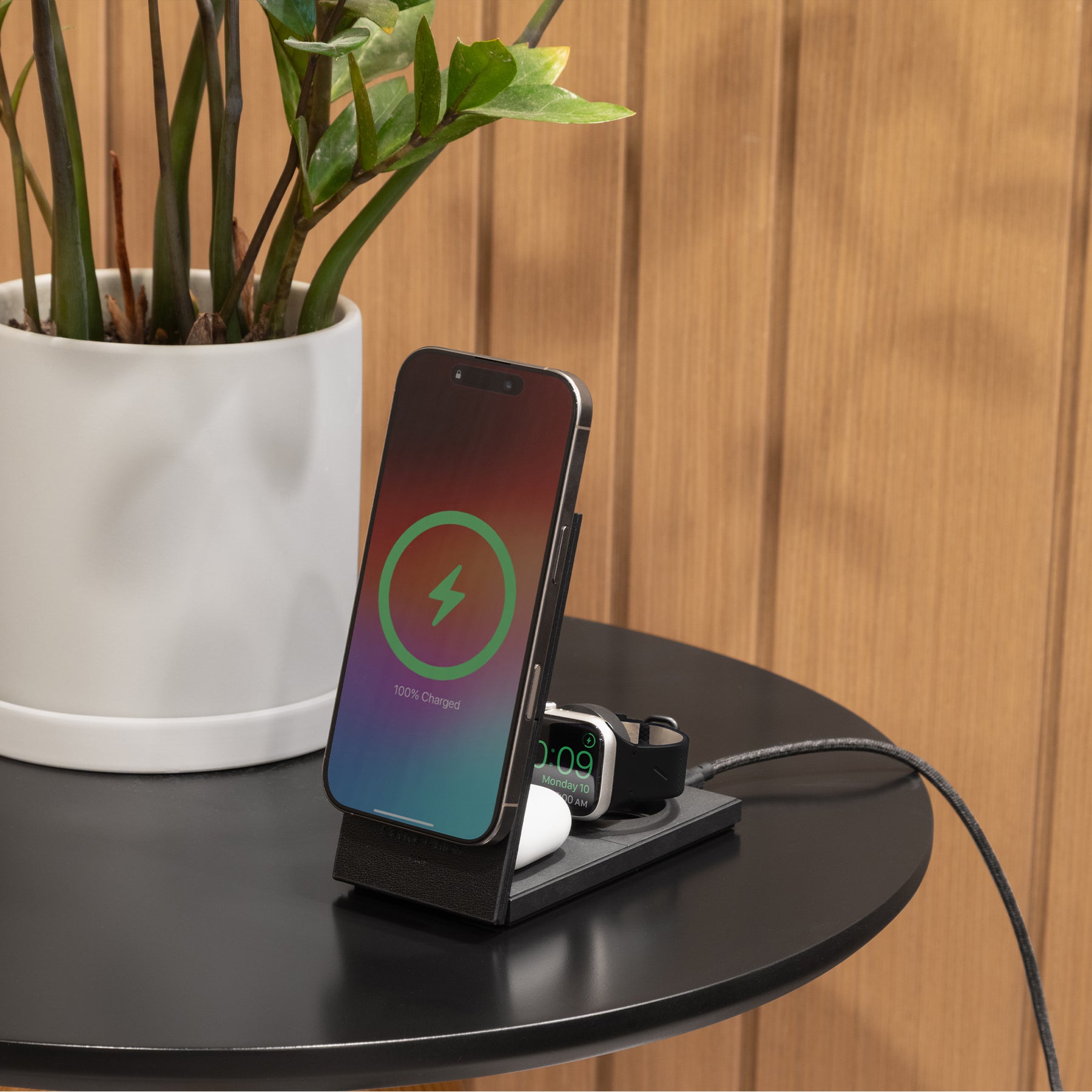 Rise 3-in-1 Magnetic Wireless Charger czarna widok produktu