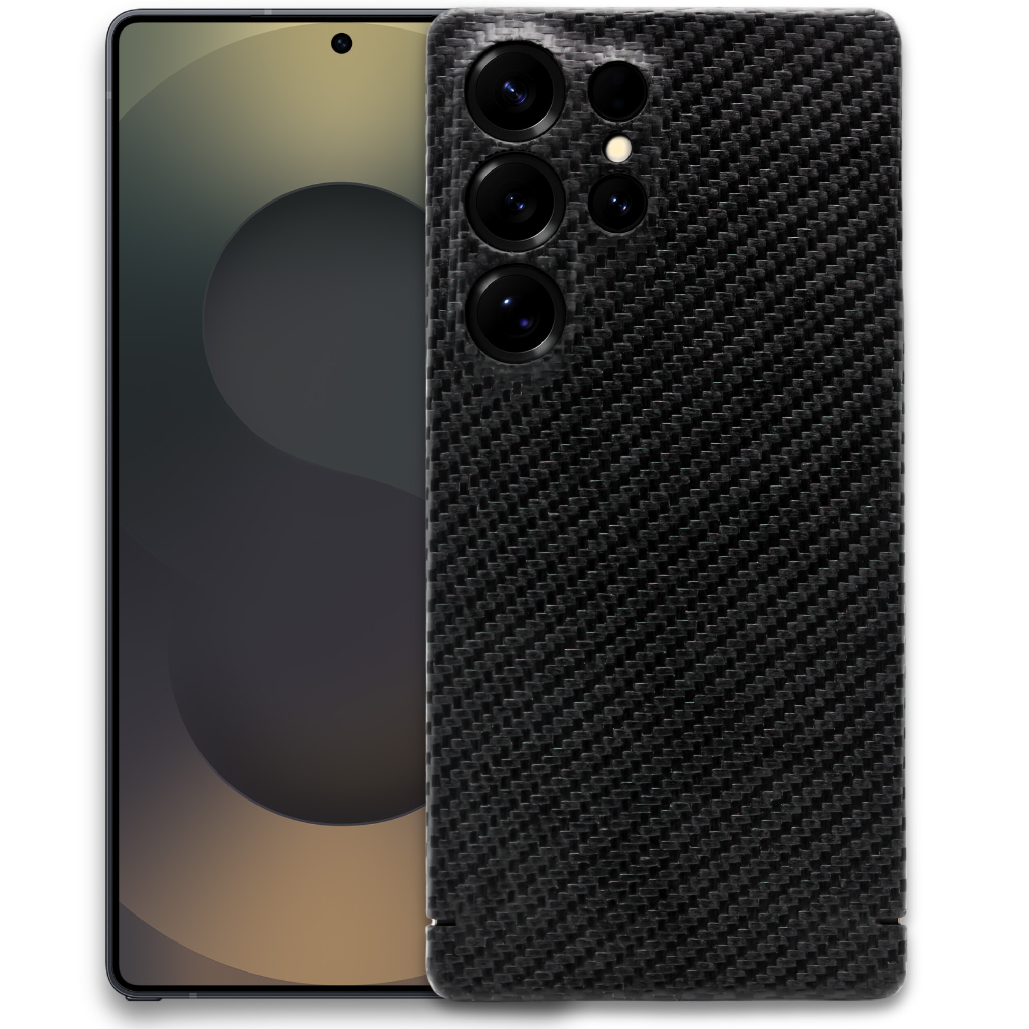 Karbonowe etui Nevox CarbonSeries Magnet Series wykonane z włókien węglowych i aramidowych dla Samsung Galaxy S26 Ultra, czarne