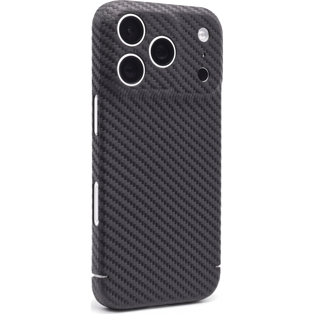 Karbonowe etui Nevox CarbonSeries Magnet Series wykonane z włókien węglowych i aramidowych dla iPhone 17 Pro