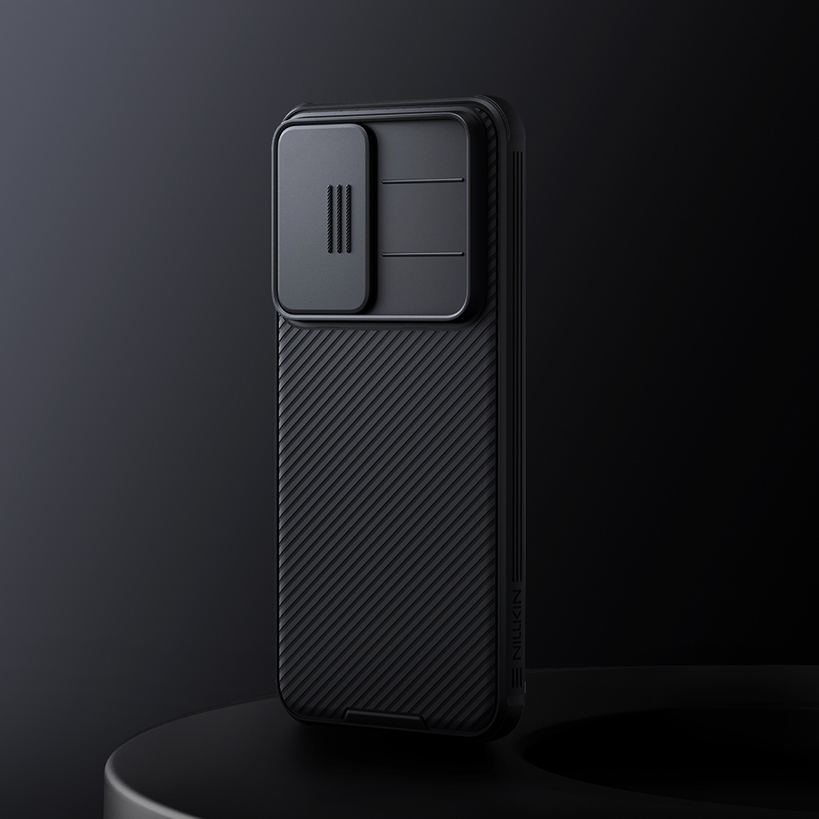 Etui z ochroną aparatu Nillkin CamShield Pro do Galaxy A37 5G, czarne