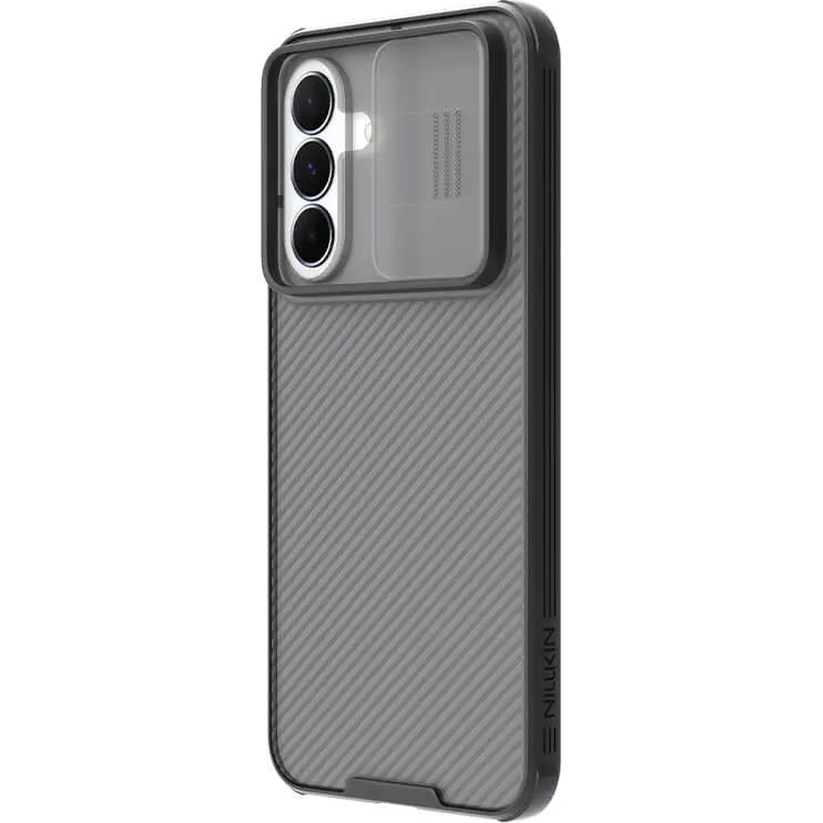 Etui Nillkin CamShield Pro do Galaxy A37 5G, przydymione z czarną ramką