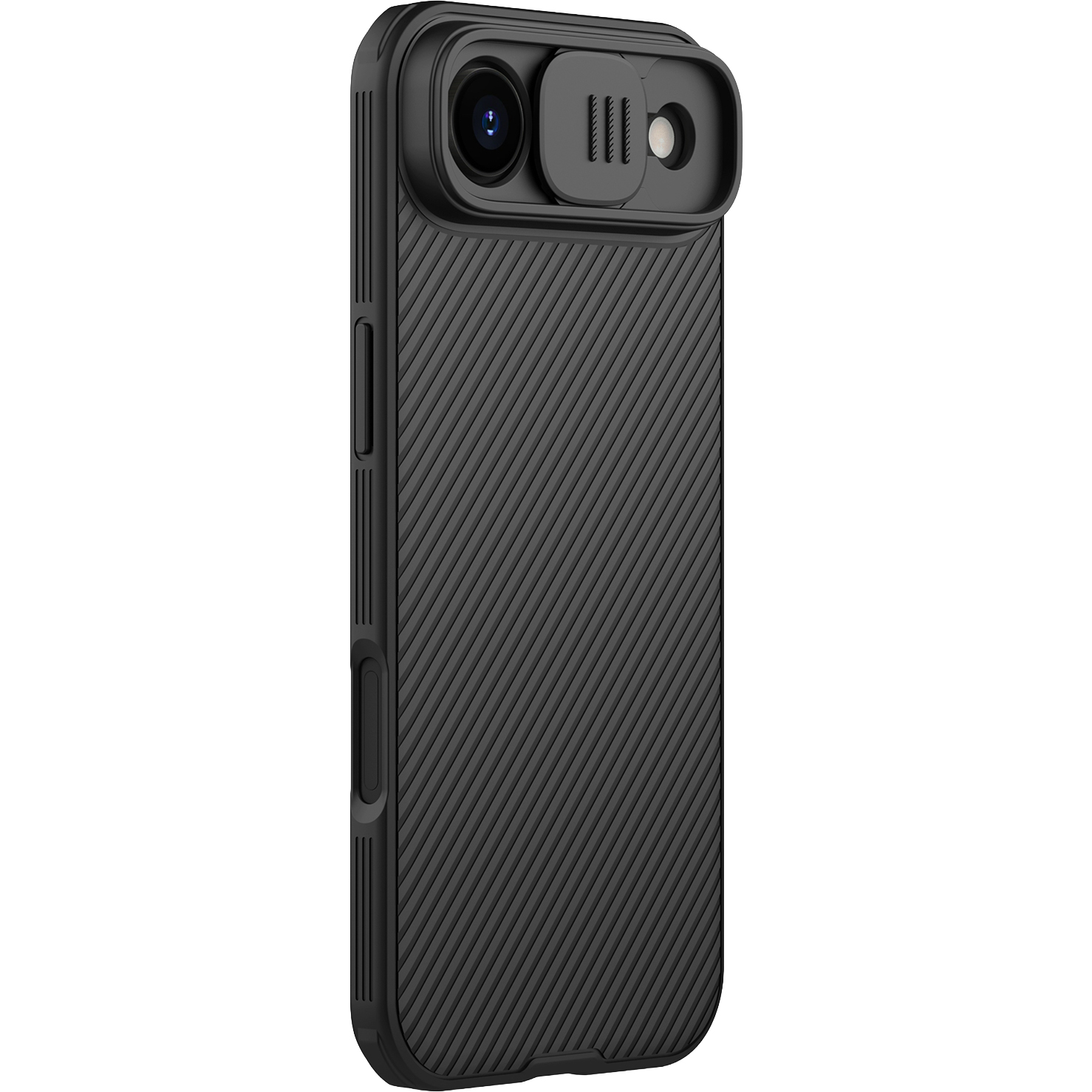 Etui z ochroną aparatu, kompatybilne z technologią MagSafe Nillkin CamShield Pro Magnetic do Apple iPhone Air do MagSafe, czarne.
