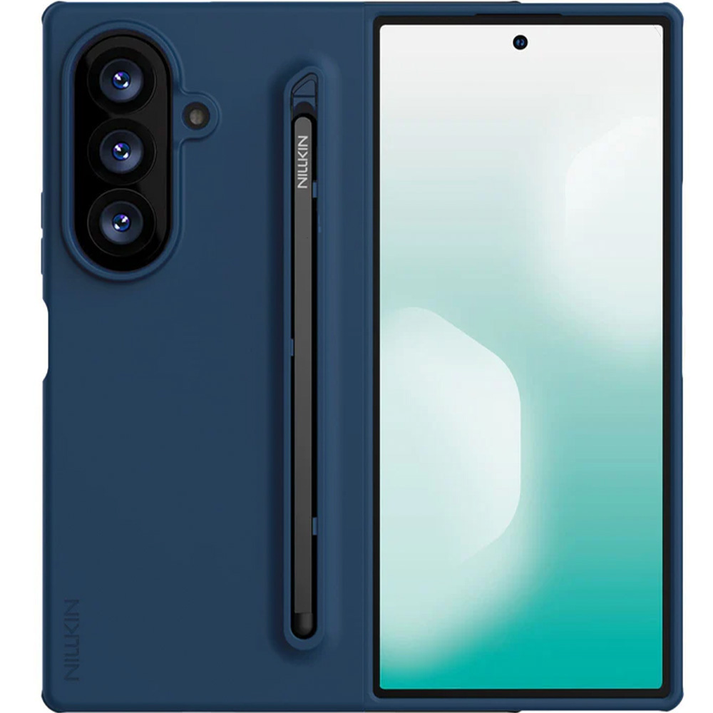 Etui z rysikiem Nillkin Flex Pure Fold Case do Galaxy Z Fold8 Ultra, granatowe