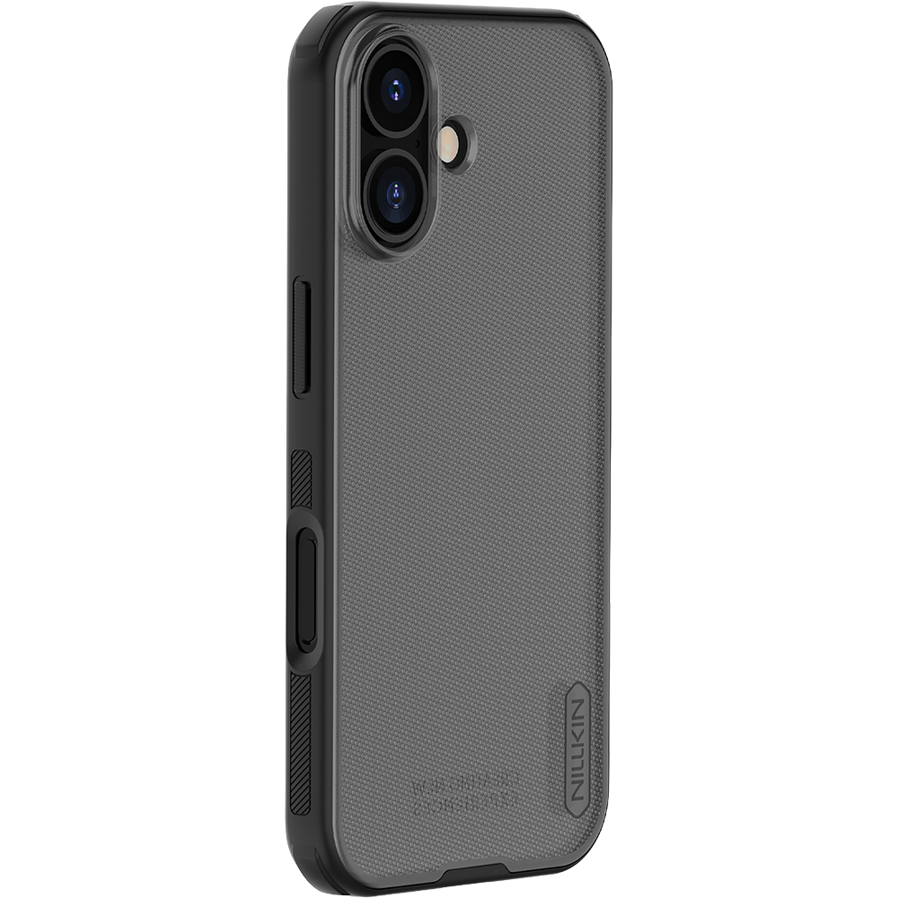 Etui Nillkin Frosted Shield Pro do iPhone 17, półprzezroczysto-czarne