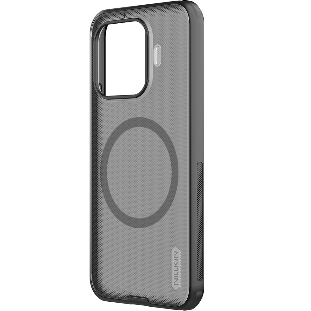 Etui Nillkin Frosted Shield Pro Magnetic do MagSafe do Xiaomi 17T Pro, przydymiono-czarne