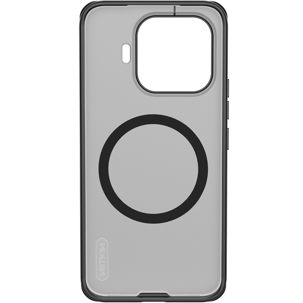 Etui Nillkin Frosted Shield Pro Magnetic do MagSafe do Xiaomi 17T Pro, przydymiono-czarne
