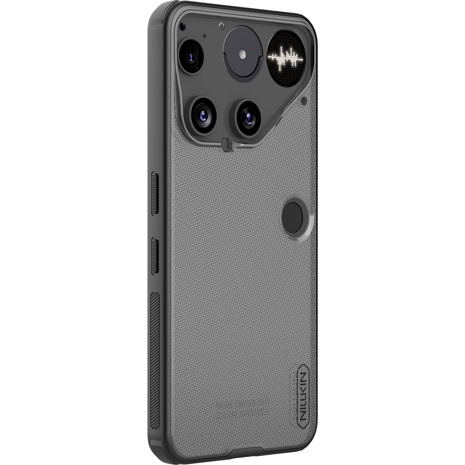 Etui Nillkin Frosted Shield Pro do Nothing Phone 3, półprzezroczysto-czarne
