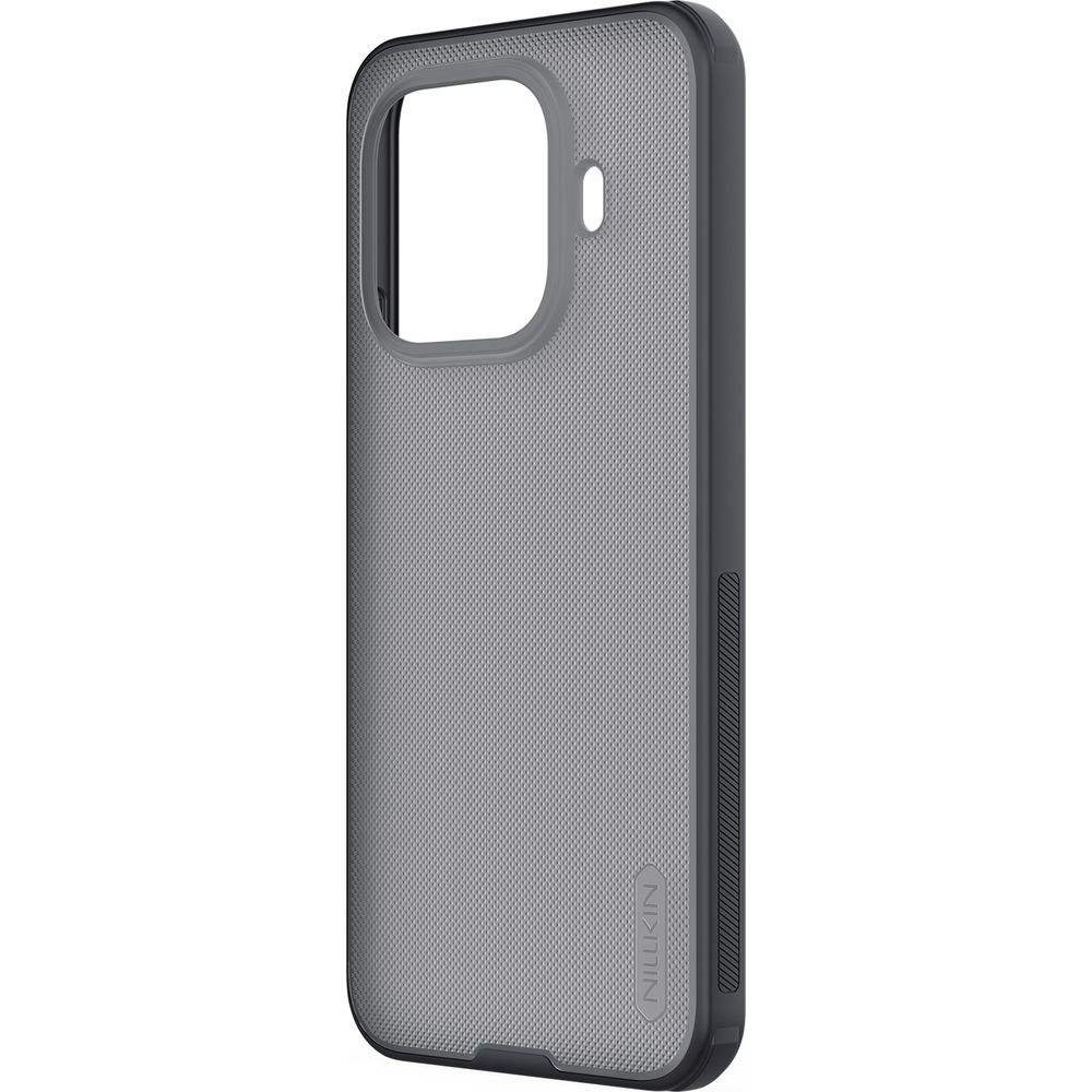 Etui Nillkin Frosted Shield Pro do Xiaomi 15T Pro, przydymione z czarną ramką