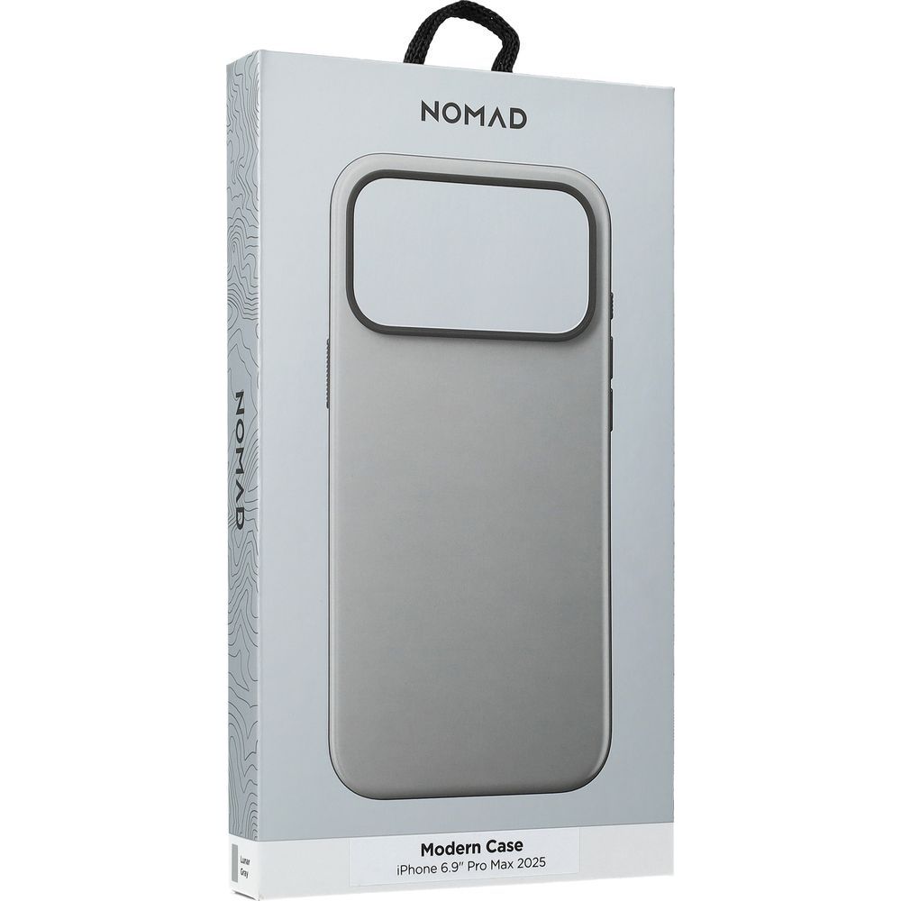 Etui do iPhone 17 Pro Max, Nomad Modern Case do MagSafe, szare