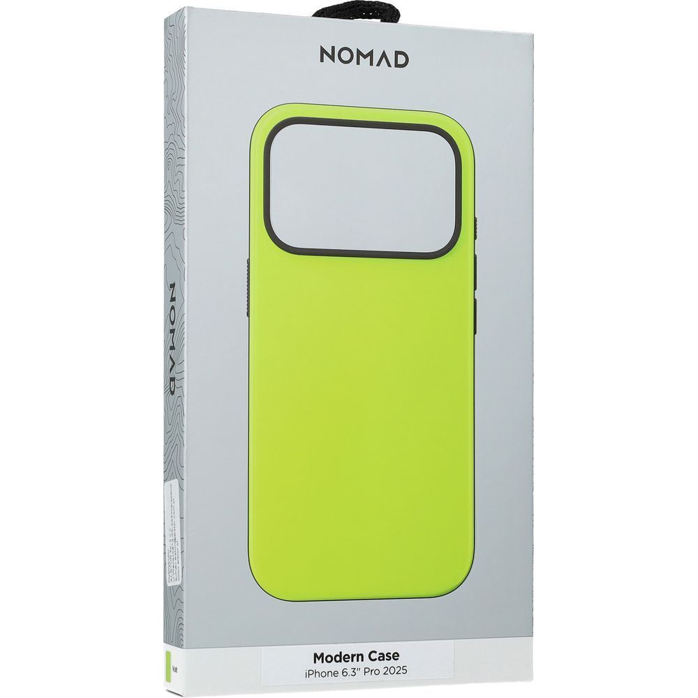 Etui do iPhone 17 Pro, Nomad Modern Case do MagSafe, limonkowe