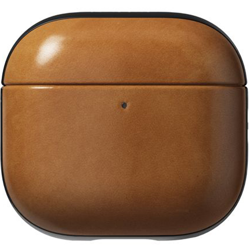 Etui Nomad Modern Leather Case do AirPods 4, jasnobrązowe