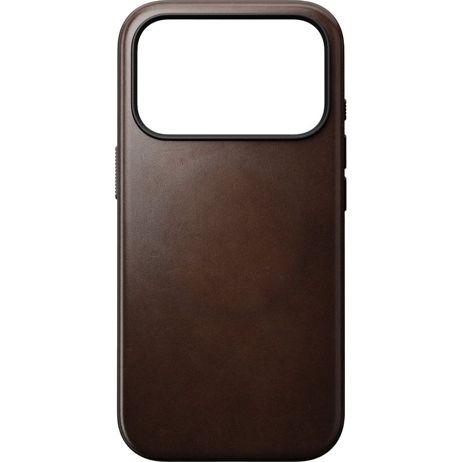 Skórzane etui Nomad Modern Leather Horween Series do MagSafe, do iPhone 17 Pro, rustykalne brązowe