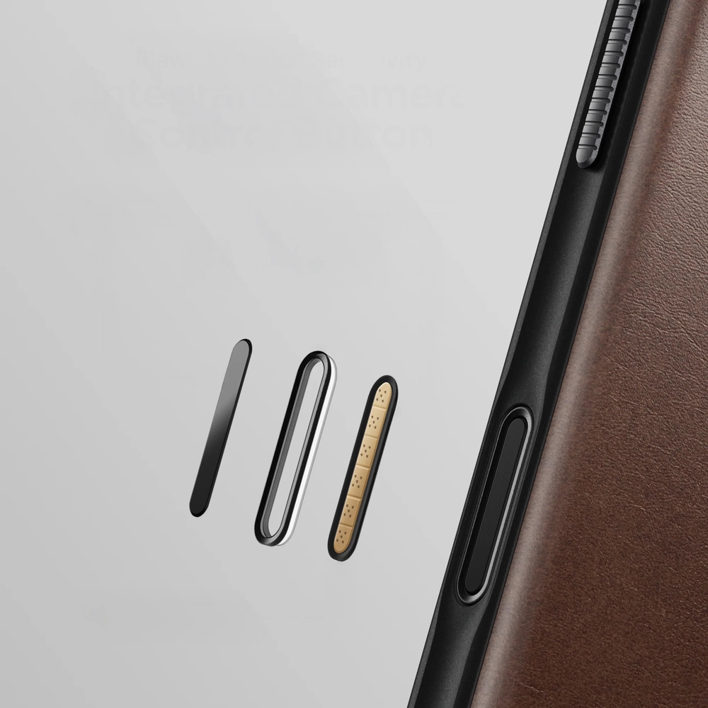 Etui z klapką Nomad Modern Leather Folio Horween Series do MagSafe, do iPhone 17 Pro, rustykalne brązowe