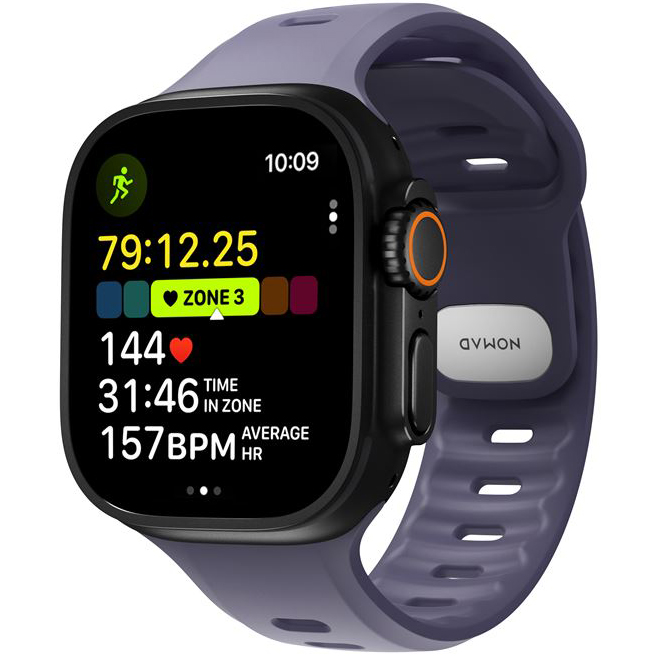 Nomad  Tempo Band, wygodne kanały wentylacyjne, ochrona nadgarstka, fioletowy 