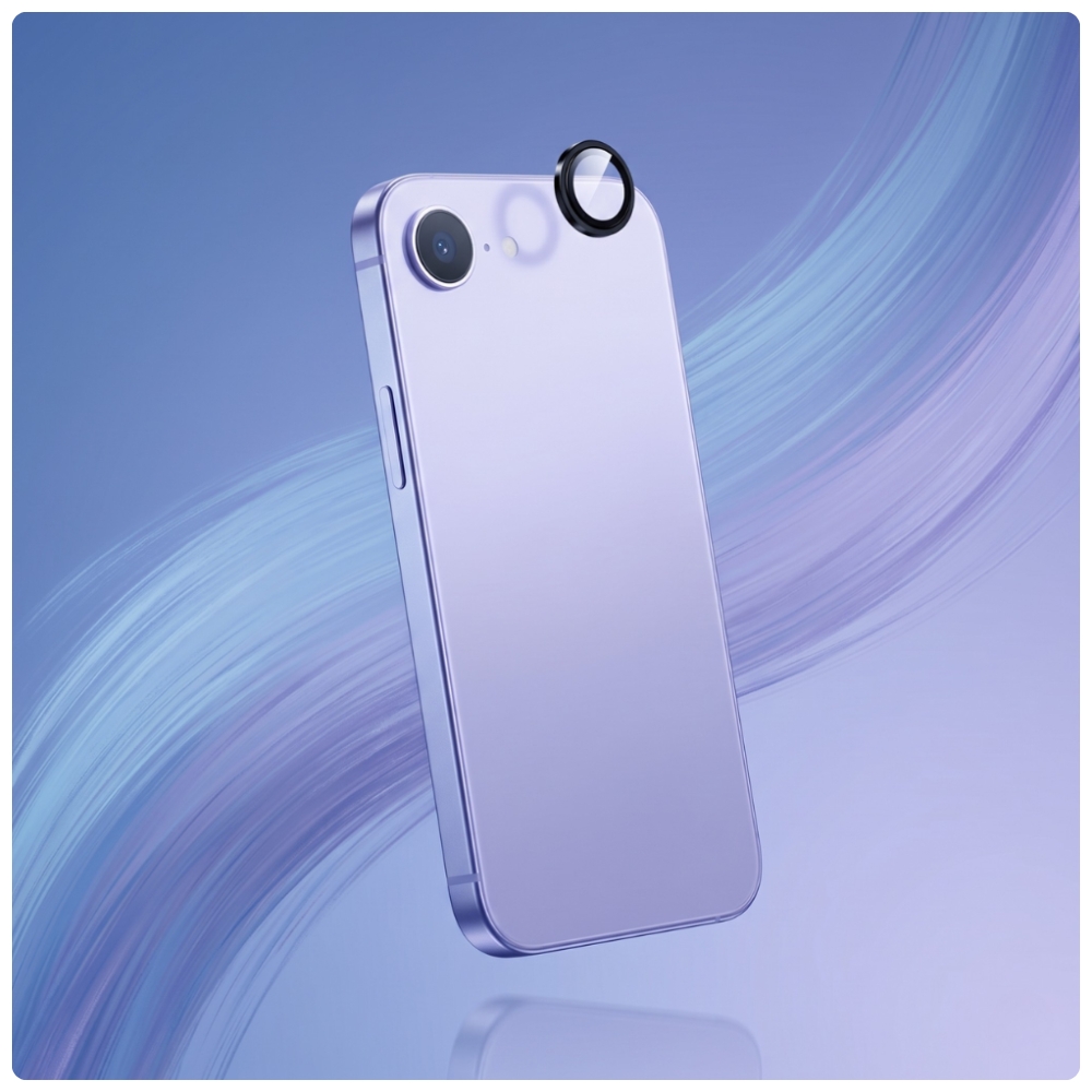 AR- und AF-Beschichtung des YAXO Lens Armor Glass für iPhone 17e/16e