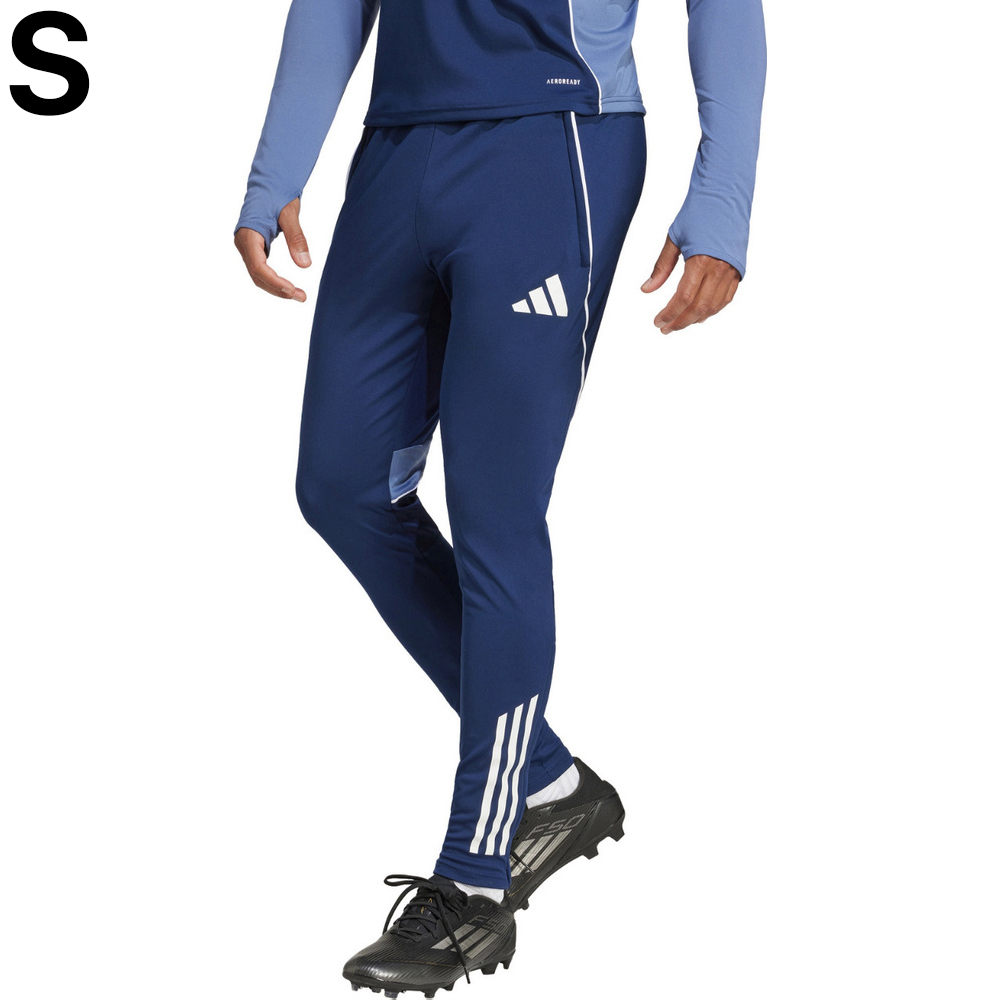 adidas Tiro 25 Competition Training, zapinane kieszenie boczne poliester recykling odpowiedzialna produkcja, granatowy