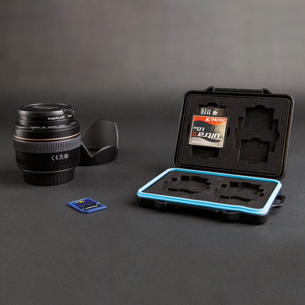 Orico Storage Case PHCD, etui z karabińczykiem transport bezpieczeństwo, czarne