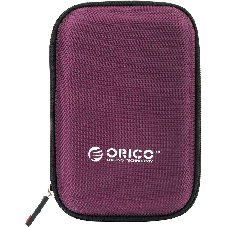 Orico Portable Storage Bag, zabezpieczający futerał na akcesoria elektroniczne, wytrzymały, fioletowe