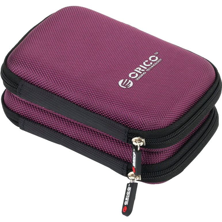 Orico Portable Storage Bag, organizacja sprzętu z ochroną przed kurzem, minimalistyczny, fioletowe