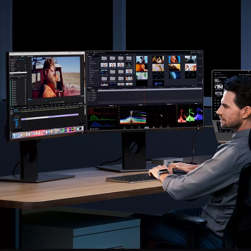 Orico Thunderbolt 5, wielomonitorowa obsługa, superszybki DisplayPort, czarny