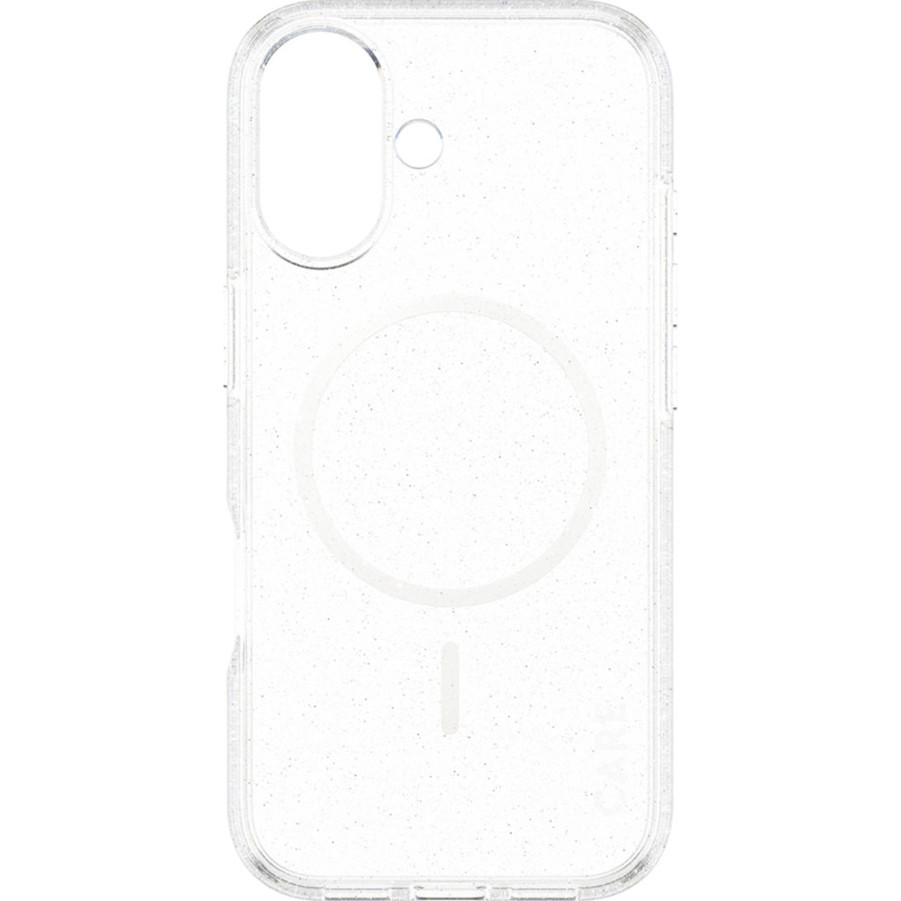 Etui PanzerGlass CARE Flagship Star Lit Case do MagSafe do iPhone 17, przezroczyste z brokatem