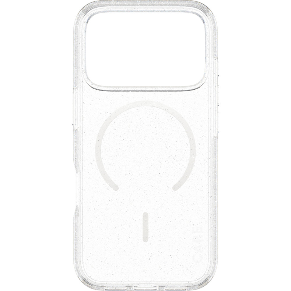 Etui PanzerGlass CARE Flagship Star Lit Case do MagSafe do iPhone 17 Pro, przezroczyste z brokatem