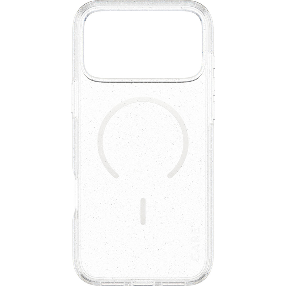 Etui PanzerGlass CARE Flagship Star Lit Case do MagSafe do iPhone 17 Pro Max, przezroczyste z brokatem