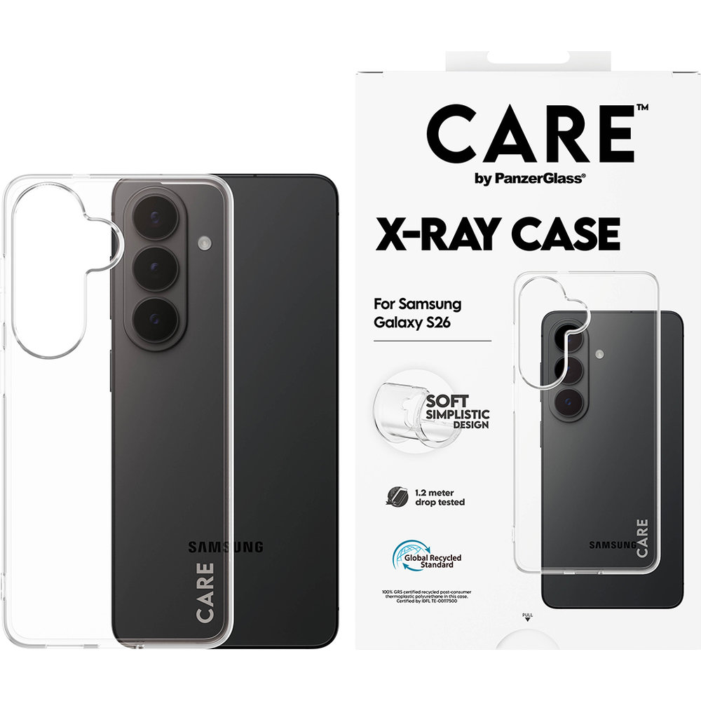 Etui CARE X-Ray by PanzerGlass dla Galaxy S26, przezroczyste