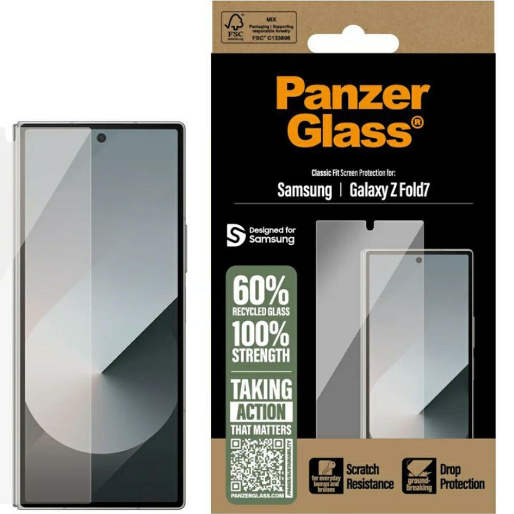Szkło hartowane PanzerGlass Classic Fit do Galaxy Z Fold7