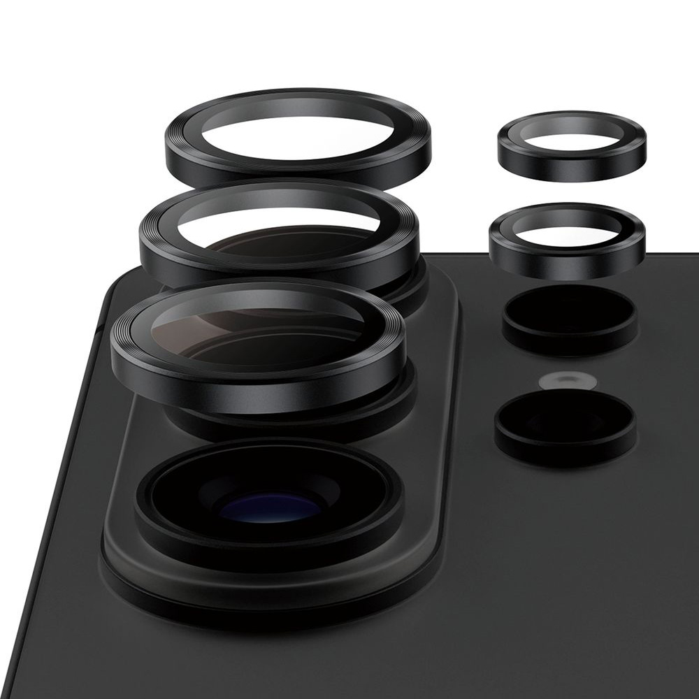 Pojedyncze lensy ze szkła ceramicznego i aluminium na aparat z aplikatorem PanzerGlass Hoops Ceramic II do Galaxy S26 Ultra