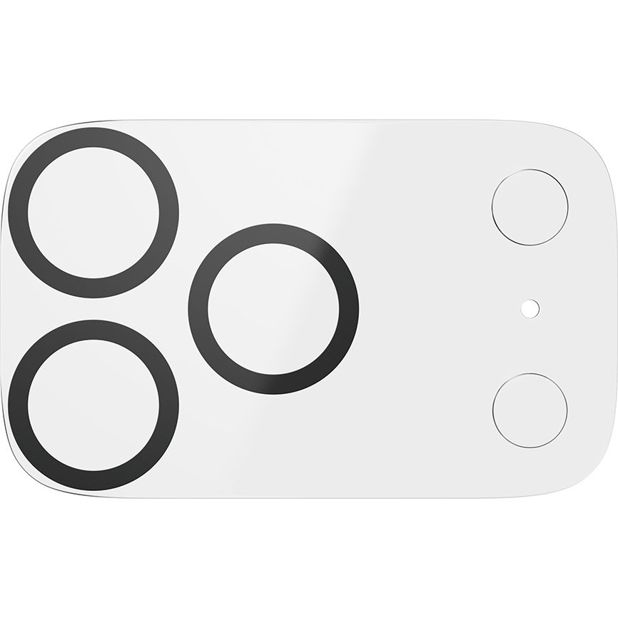 Szkło hartowane na aparat PanzerGlass PicturePerfect Camera Lens Protector dla iPhone 17 Pro, przezroczysto-czarne