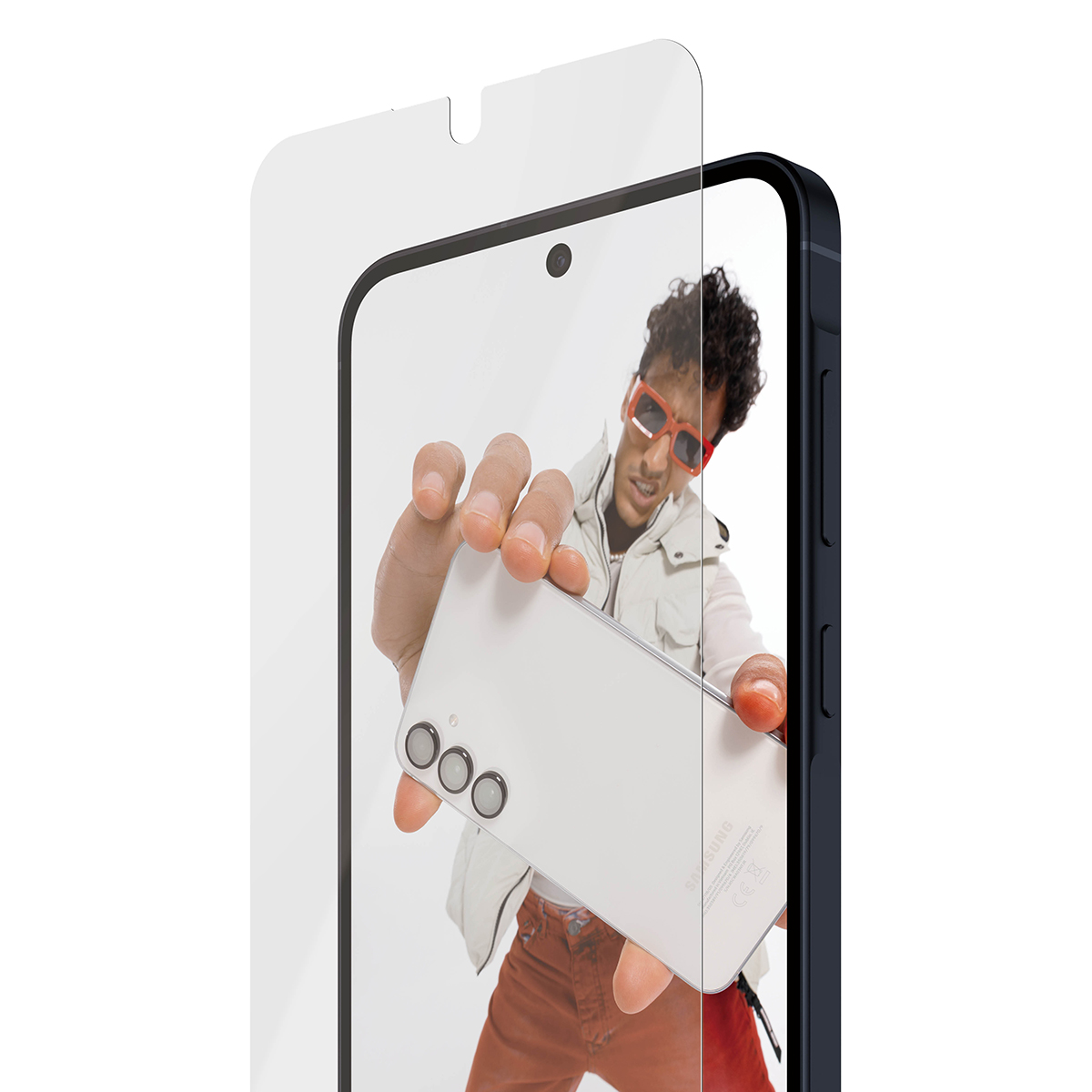 Szkło hartowane SAFE by PanzerGlass Ultra-Wide Fit do Galaxy A57 5G