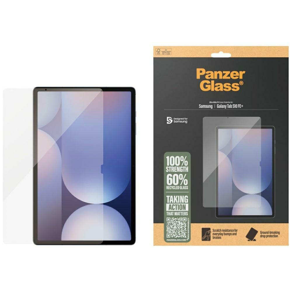 Szkło hartowane PanzerGlass Ultra-Wide Fit do Galaxy Tab S10 FE Plus, przezroczyste