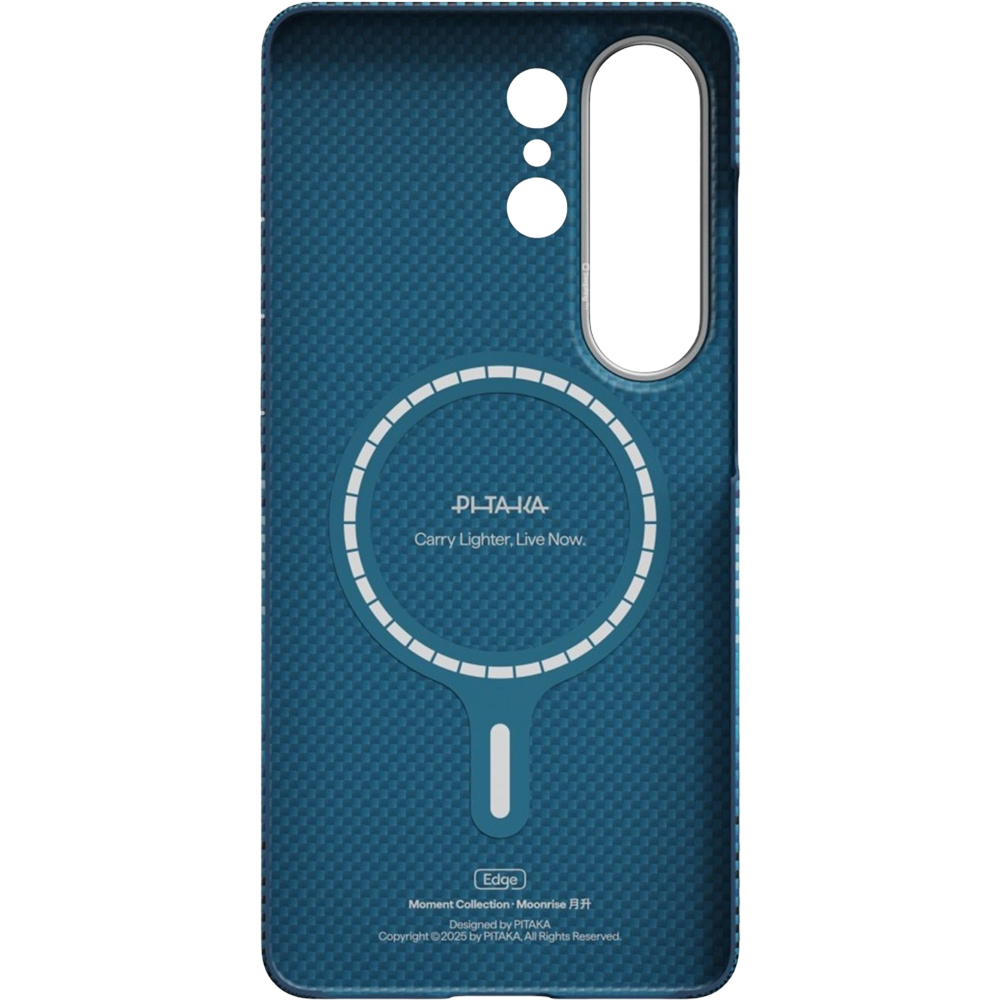 Pitaka Edge Case, etui z trzema programowalnymi przyciskami, szybki dostęp do skrótów, niebieskie