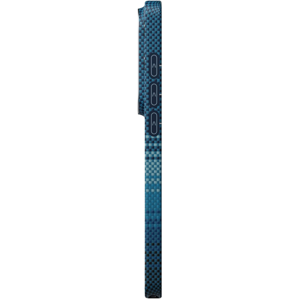 Pitaka Edge Case, nowoczesny splot aramidu, wygodny oraz stylowy, niebieskie