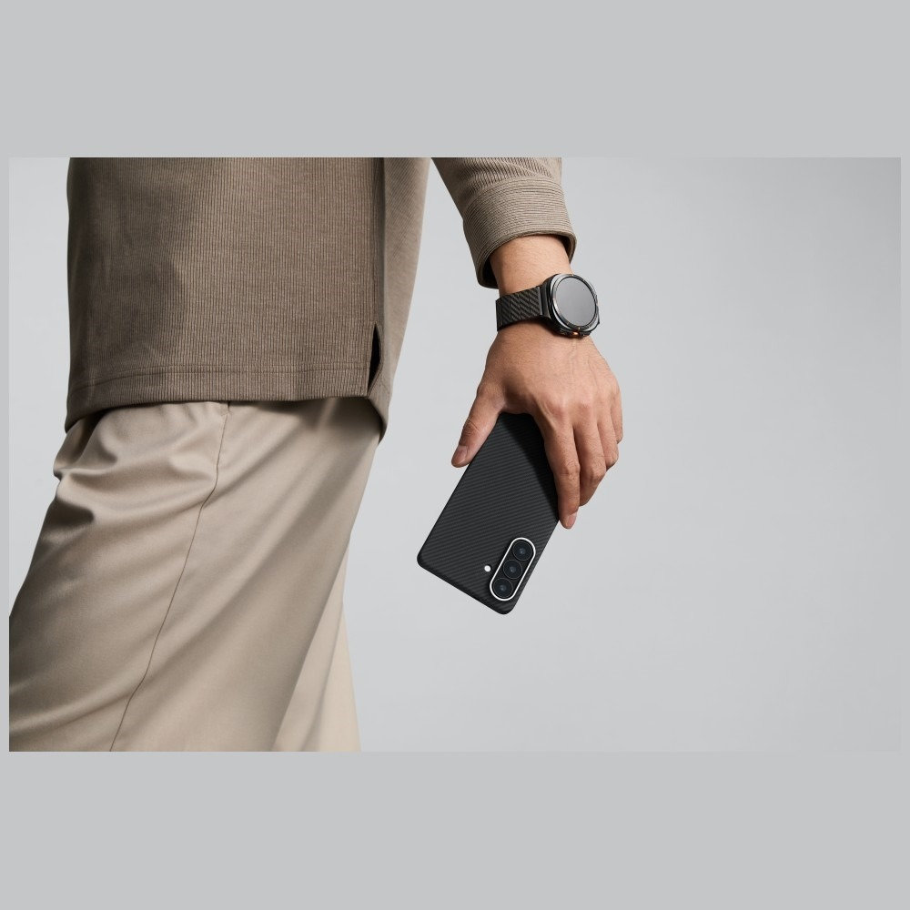 Pitaka Edge Case, nowoczesny splot aramidu, wygodny oraz stylowy, czarne