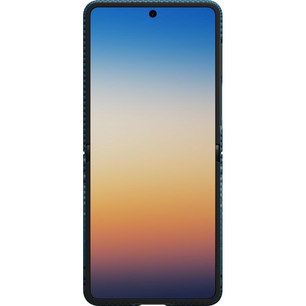 PITAKA Edge Case, aramidowa faktura cienka wytrzymałość lekkość minimalistyczny styl, niebieskie