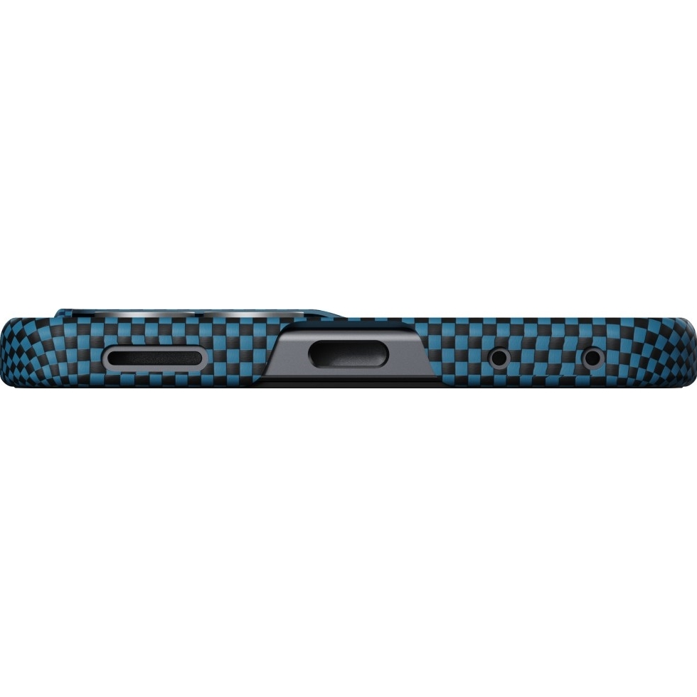 PITAKA Edge Case, MagSafe kompatybilność ergonomiczny łatwy wygoda funkcjonalność, niebieskie