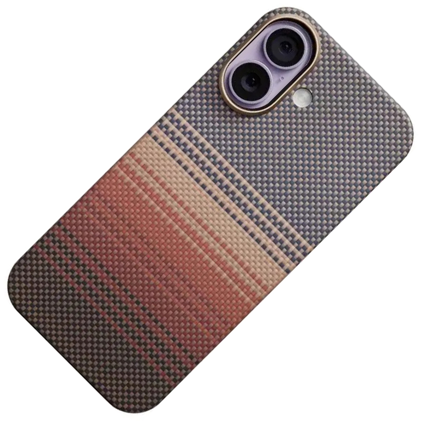PITAKA Edge Case, elegancja ochrona minimalistyczny nowoczesny trwałość codzienność, pomarańczowe z kevlarem