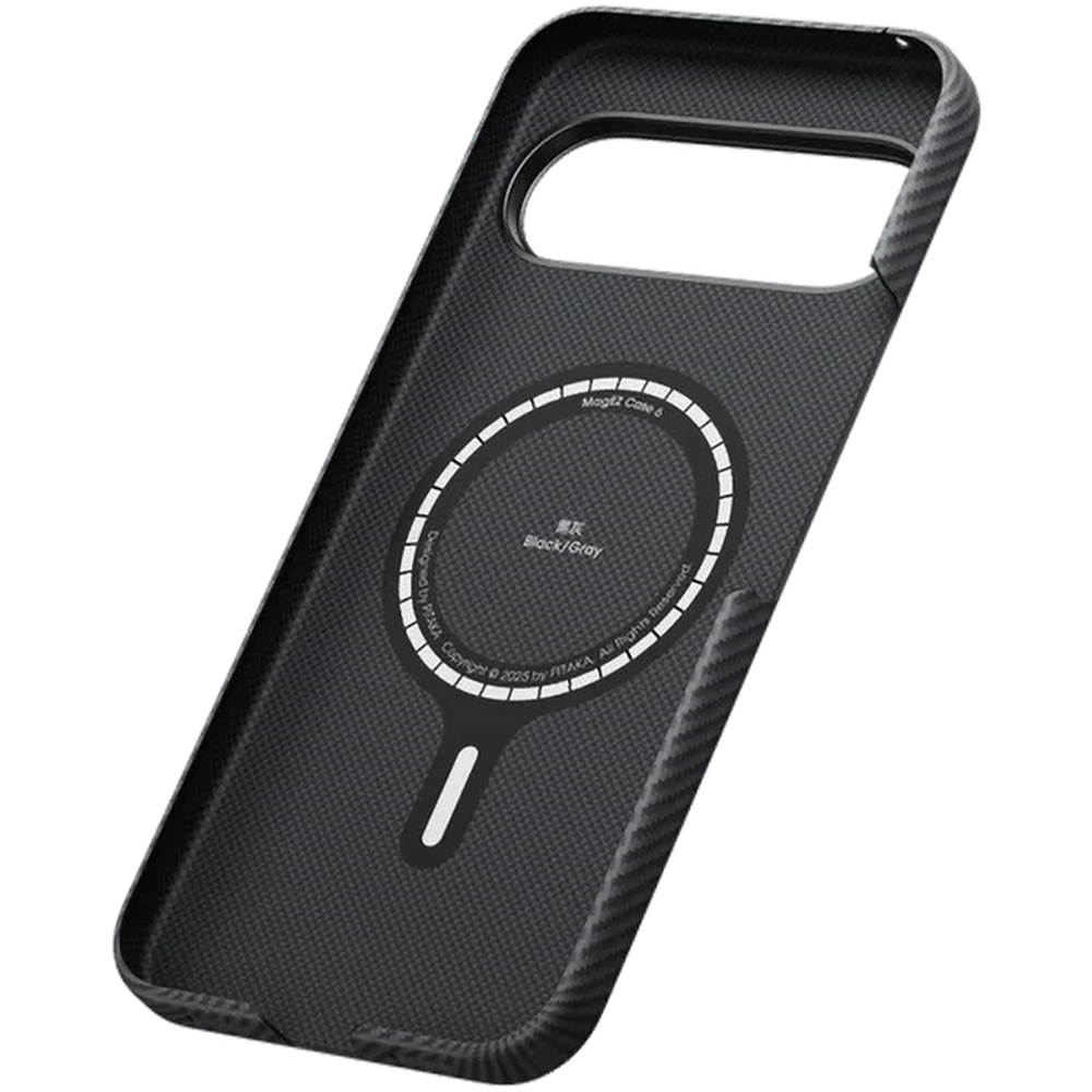 PITAKA Ultra-Slim Case, aramidowa faktura cienka wytrzymałość lekkość minimalistyczny styl, czarne