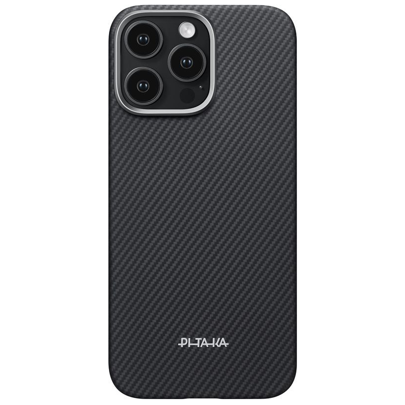 PITAKA Ultra-Slim Case, aramidowa faktura cienka wytrzymałość lekkość minimalistyczny styl, czarne