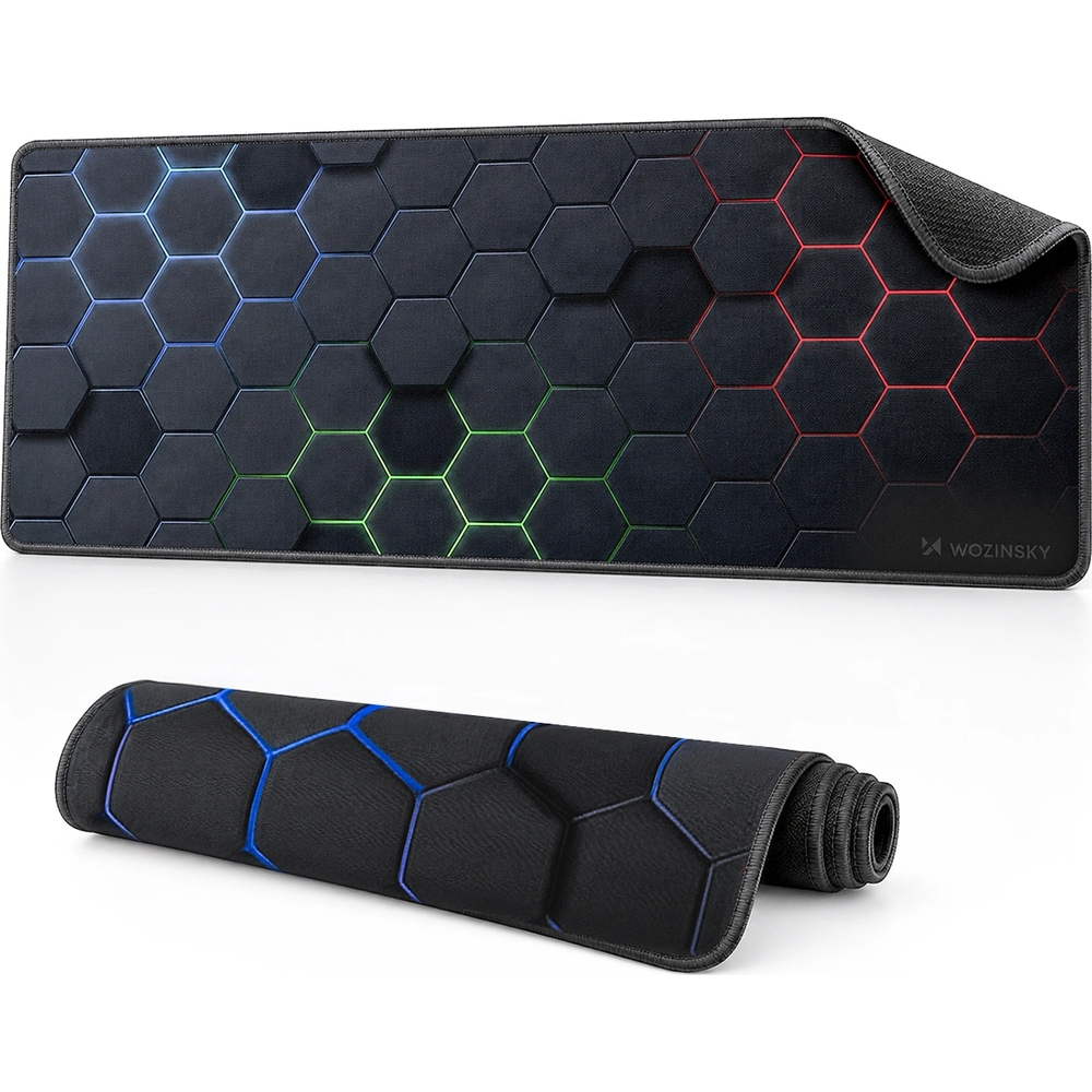 Wodoodporna podkładka gamingowa Wozinsky WPD-B800 do biurka komputerowego, czarna