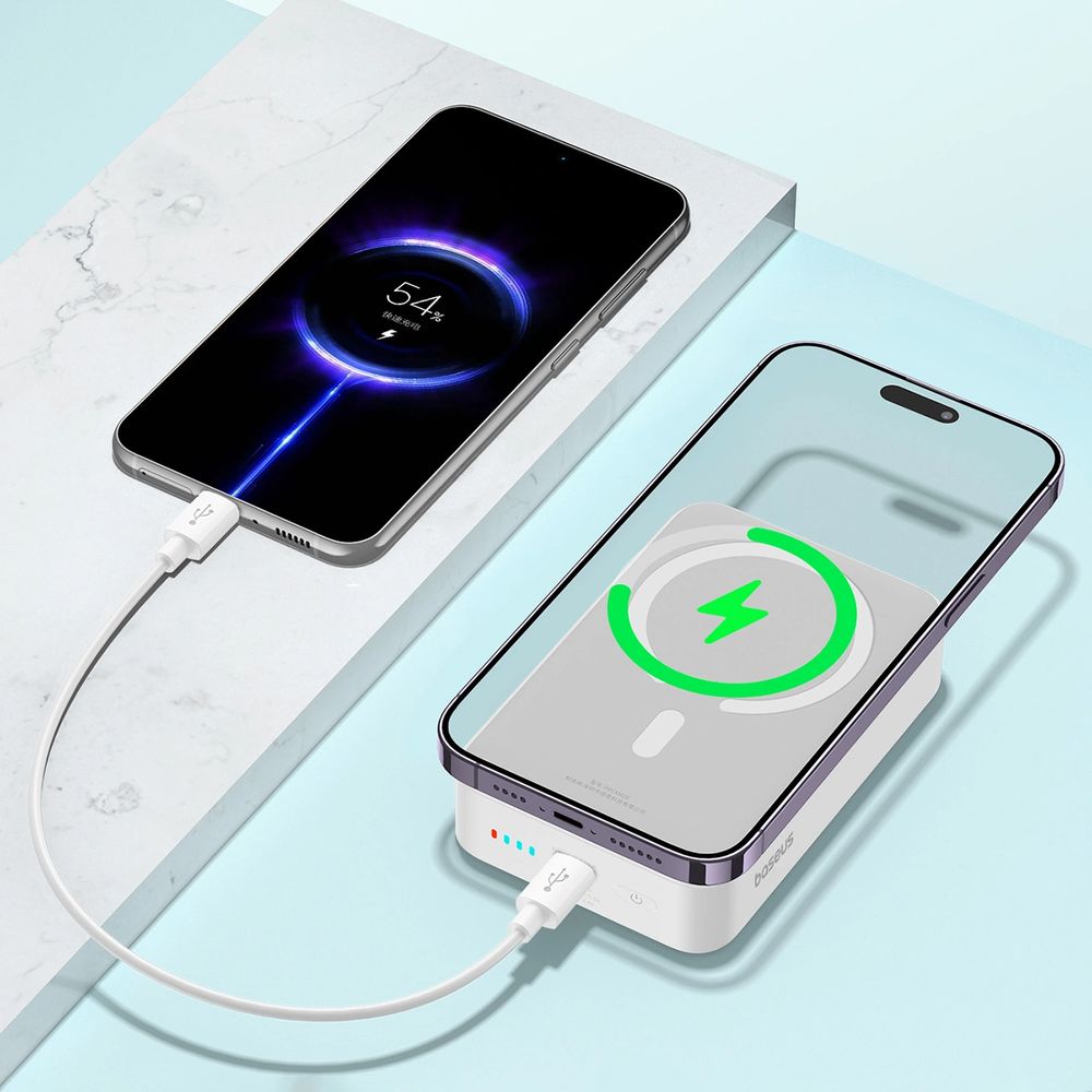 Baseus EnerFill FM41, wszechstronne szybkie ładowanie przez USB-C, inteligentny, biały