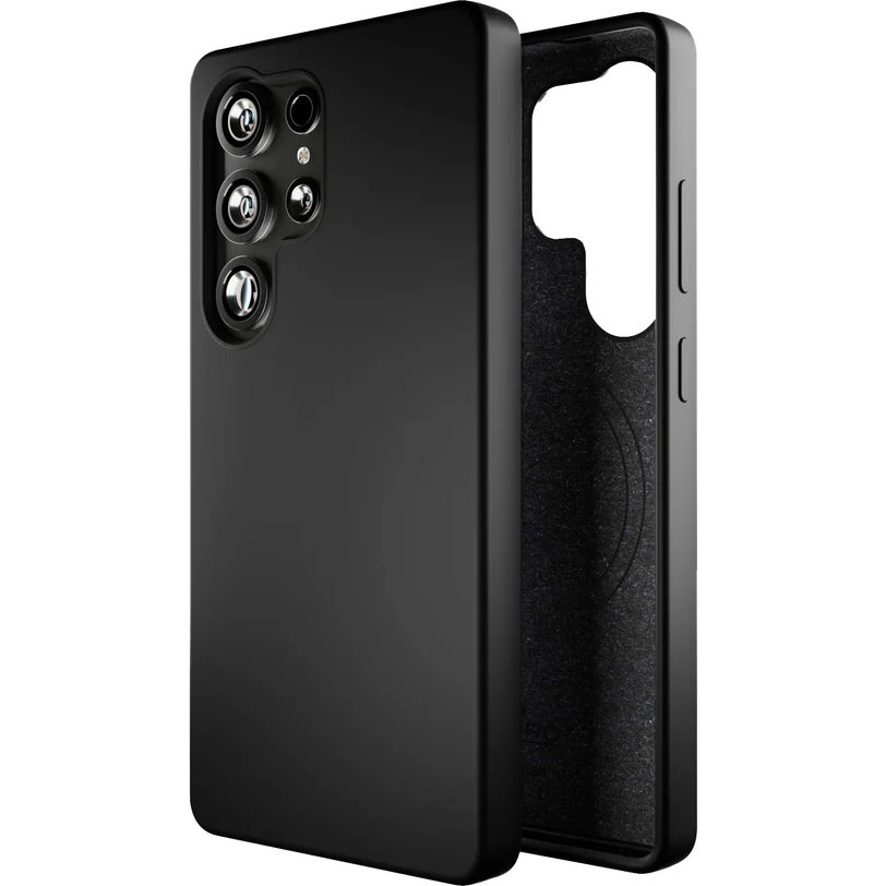 Puro Icon Mag, silikonowa ochrona telefonu premium, stylowe lekkie etui, czarne