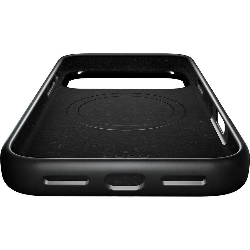 Etui Puro Icon Mag Pro do MagSafe do iPhone 17 Pro, czarne. 