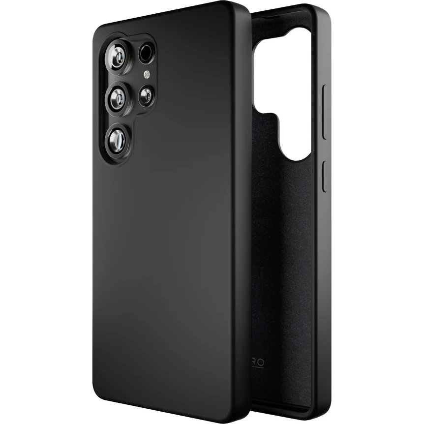 Puro Icon, silikonowa ochrona telefonu premium, stylowe lekkie etui, czarne