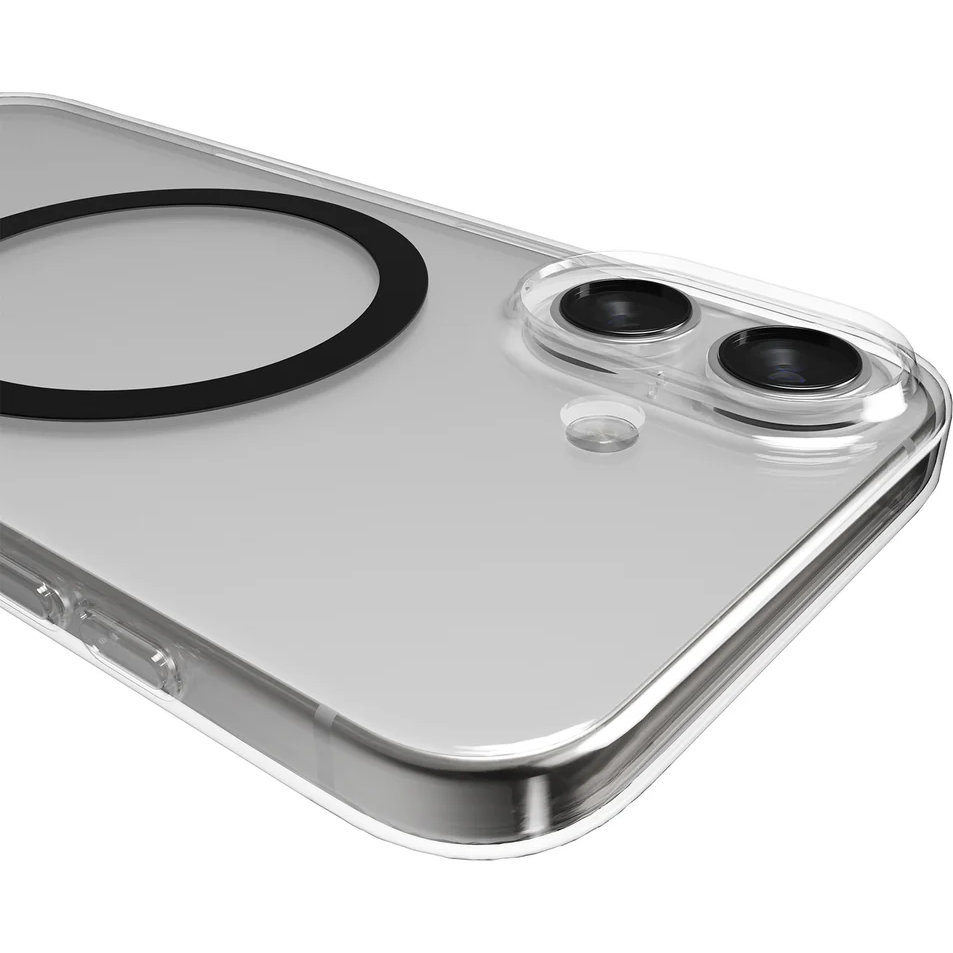 Etui Puro Lite Mag Pro do iPhone 17, przezroczysto-czarne